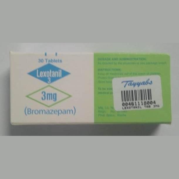 Lexotanil tablet 3 mg 3×10’s(Bromazepam)