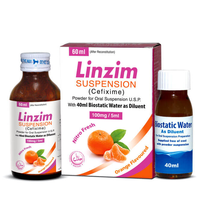 Linzim suspension 100 mg 60 mL