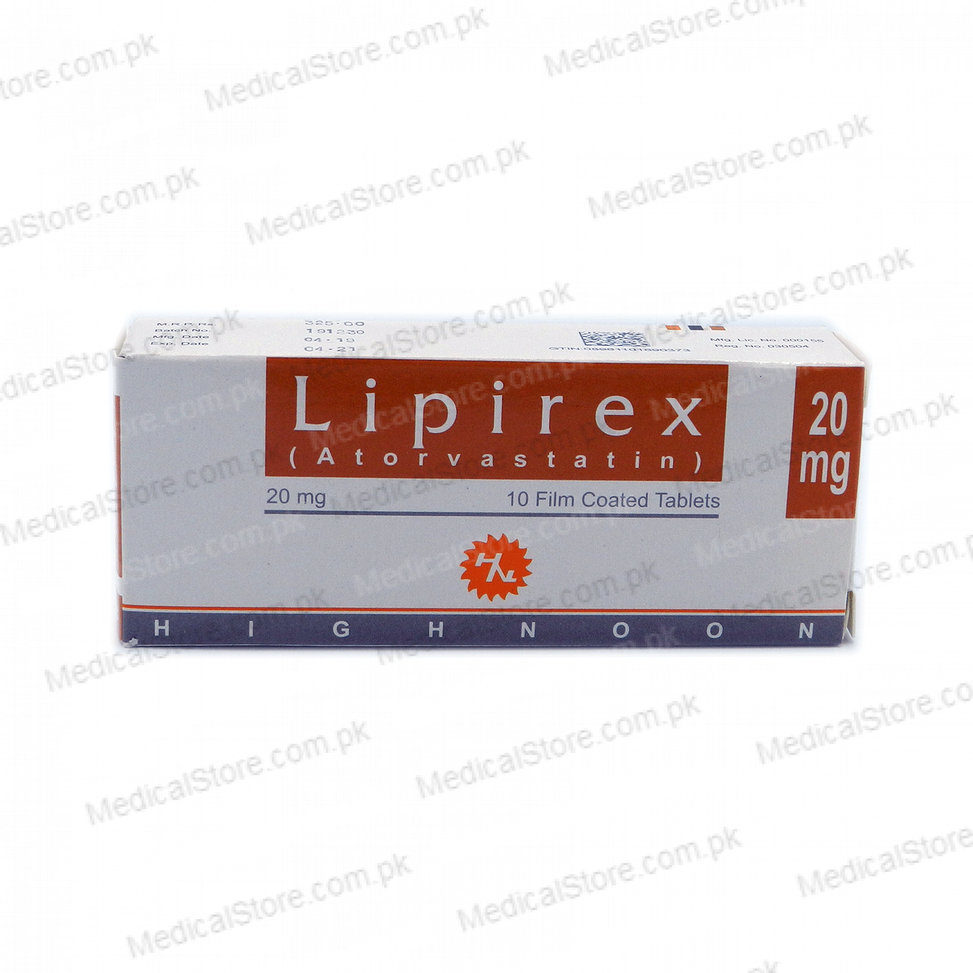 Lipirex tablet 20 mg 10’s