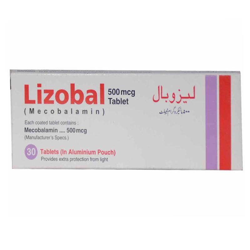 Lizobal tablet 500 mcg 2×15’s