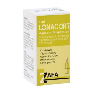 LONACORT 40mg|ml Injection 1ml ampule