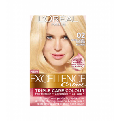 Loreal Excellence Creme 02 Ultra Light Golden Blonde