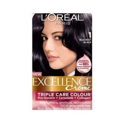 Loreal Excellence Creme 1 Blackest Black