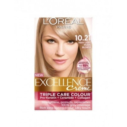 Loreal Excellence Creme 10.21 Very Light Pearl Blonde