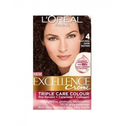 Loreal Excellence Creme 4 Natural Dark Brown