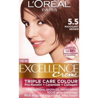 Loreal Excellence Creme 5.5 Mahogany Brown