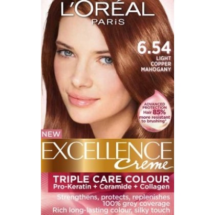 Loreal Excellence Creme 6.54 Light Copper Mahogany