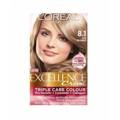 Loreal Paris Excellence Creme 8.1 Ash Blonde