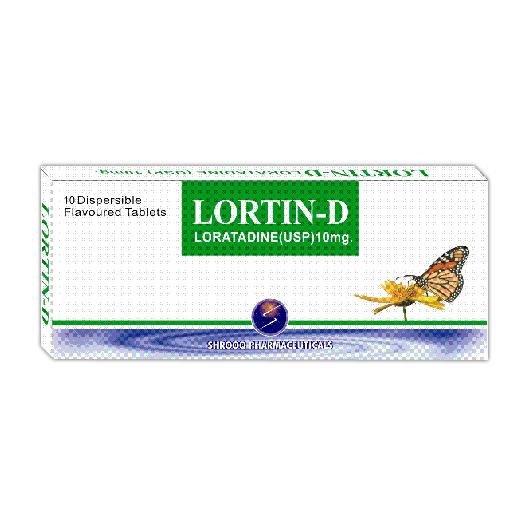 Lortin D tablet Dispersible 10 mg 10’s