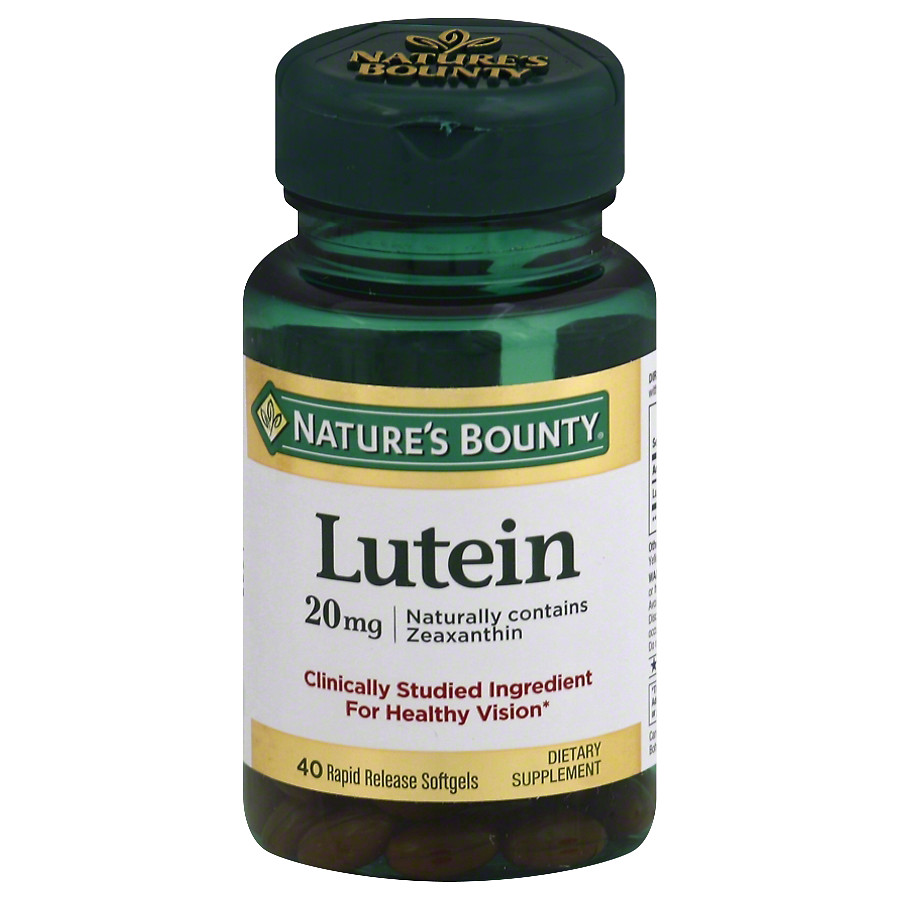 LUTEIN 20 mg NATURE’S BOUNTY