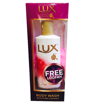 Lux Body Wash Soft Touch 220 ml with free Lofah in Pakistan