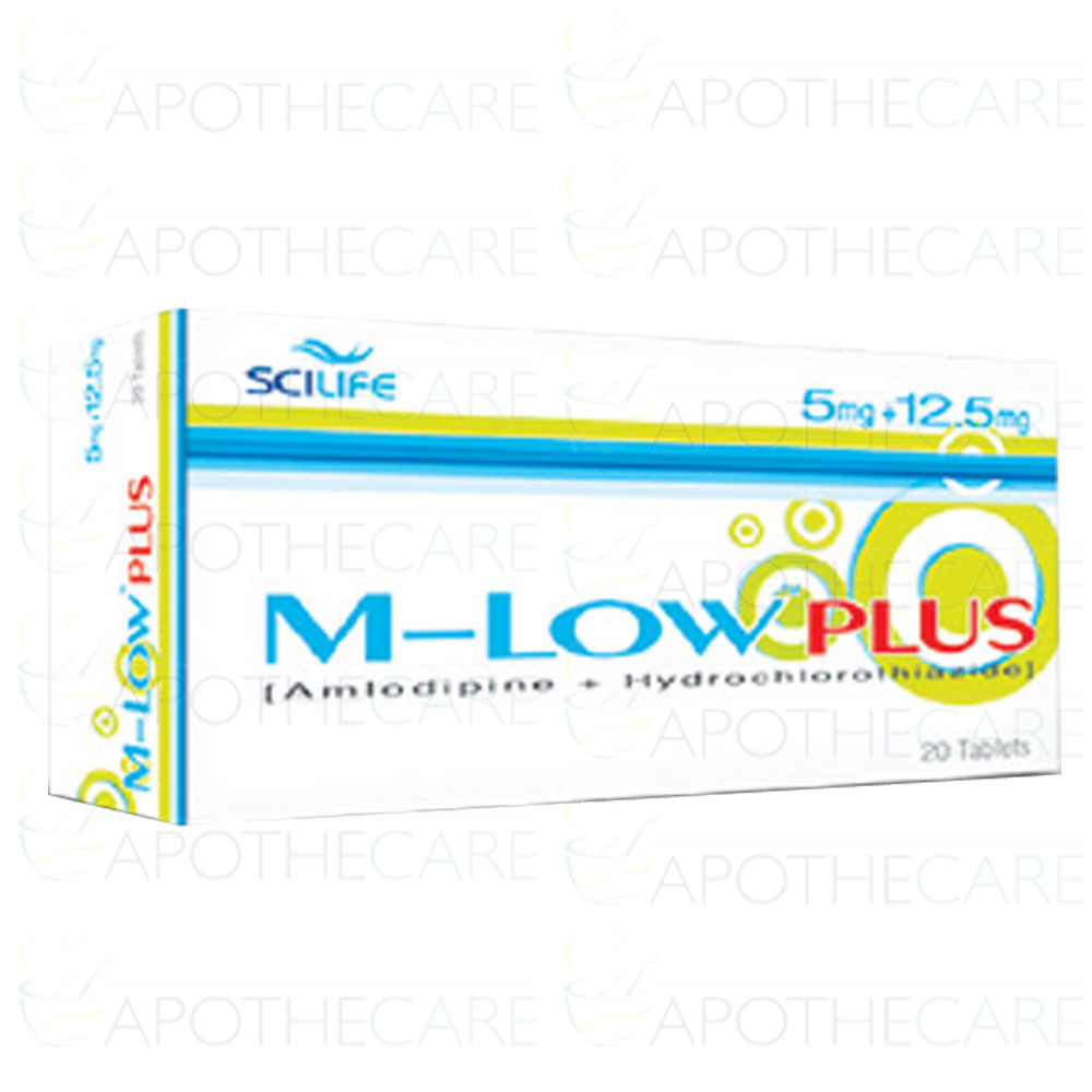 M-Low Plus tablet Plus 5/12.5 mg 2×10’s
