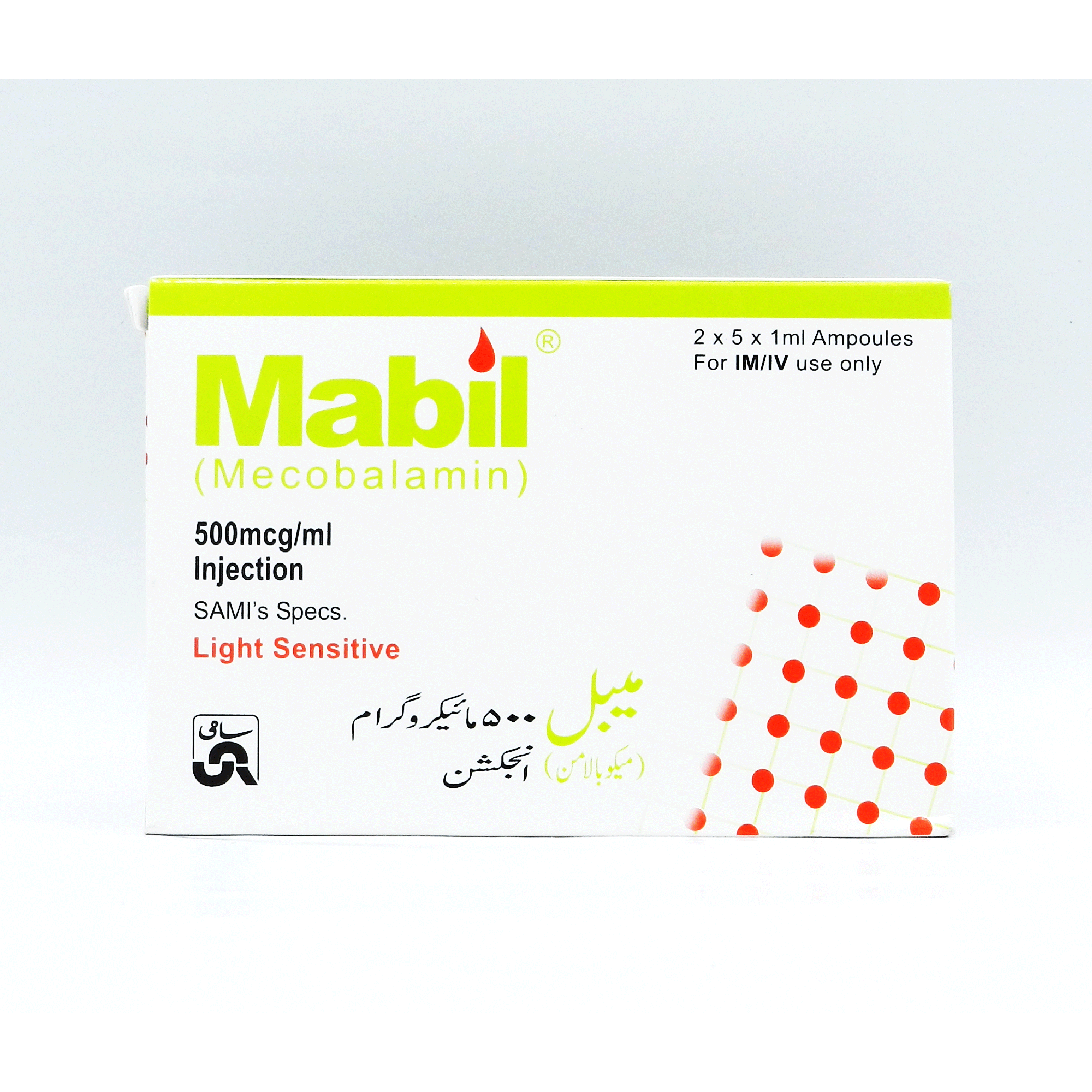 Mabil Injection 500 mcg 10 Amp