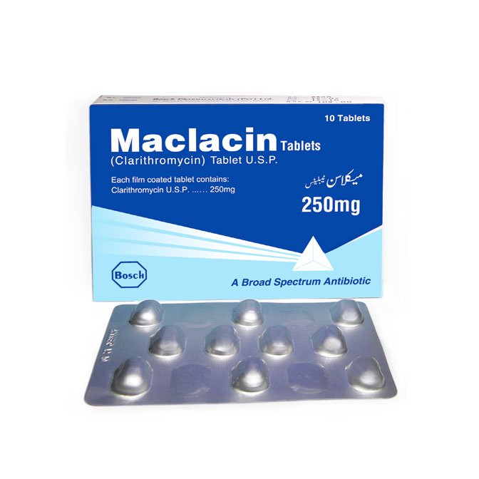 Maclacin tablet 250 mg 10’s