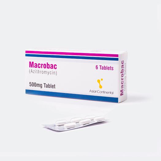 Macrobac tablet 500 mg 6’s