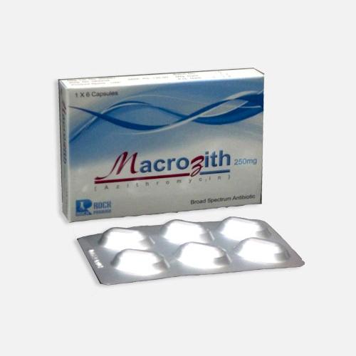 Macrozith capsule 250 mg 6’s
