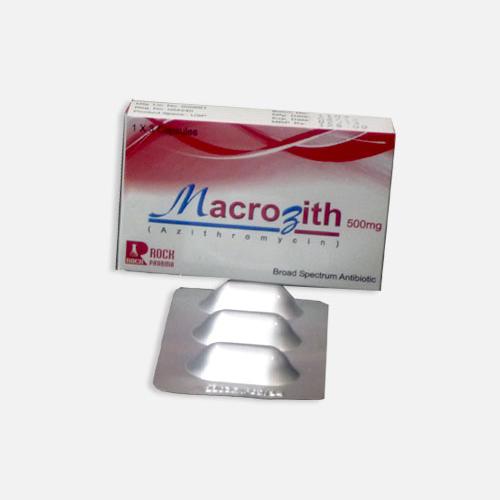 Macrozith capsule 500 mg 3’s