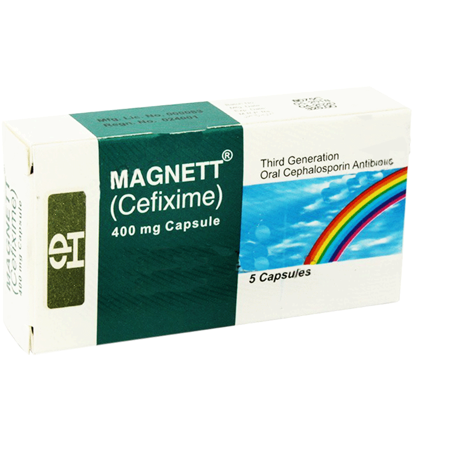 Magnett capsule 400 mg 5’s