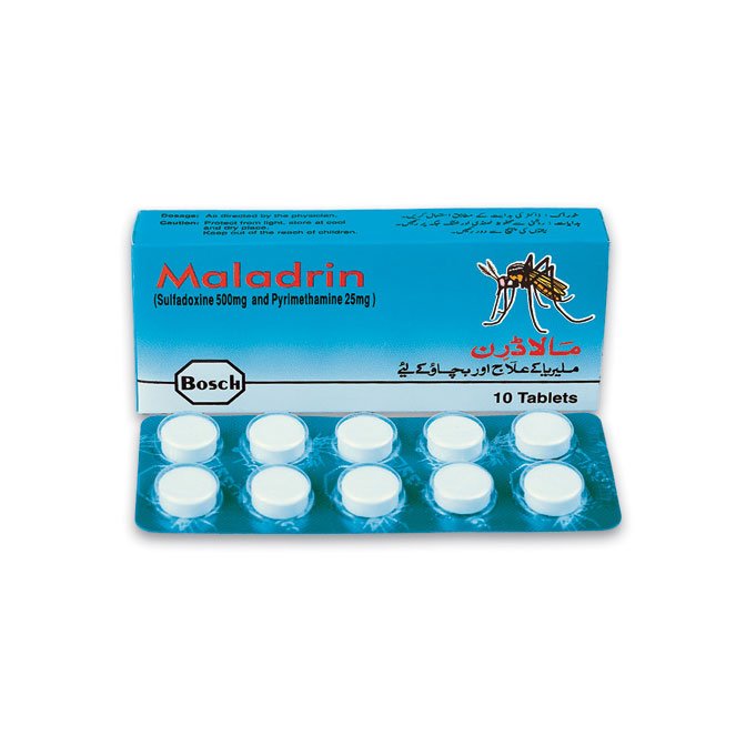 Maladrin tablet 500/25 mg 10’s