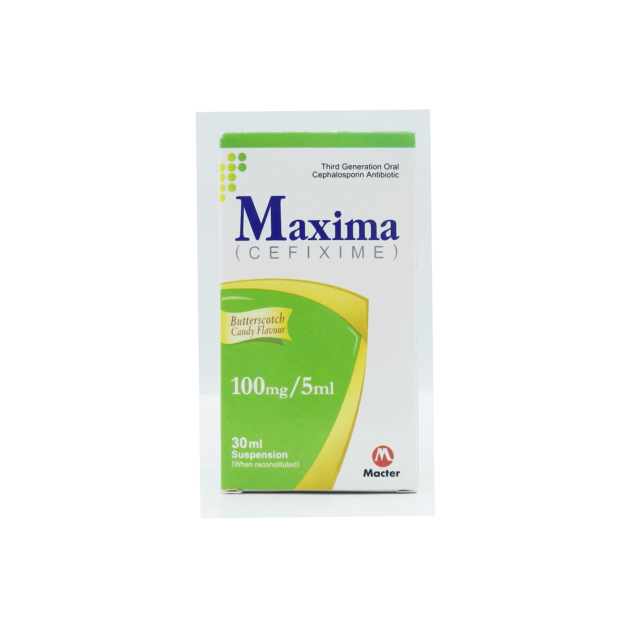Maxima suspension 100 mg 30 mL