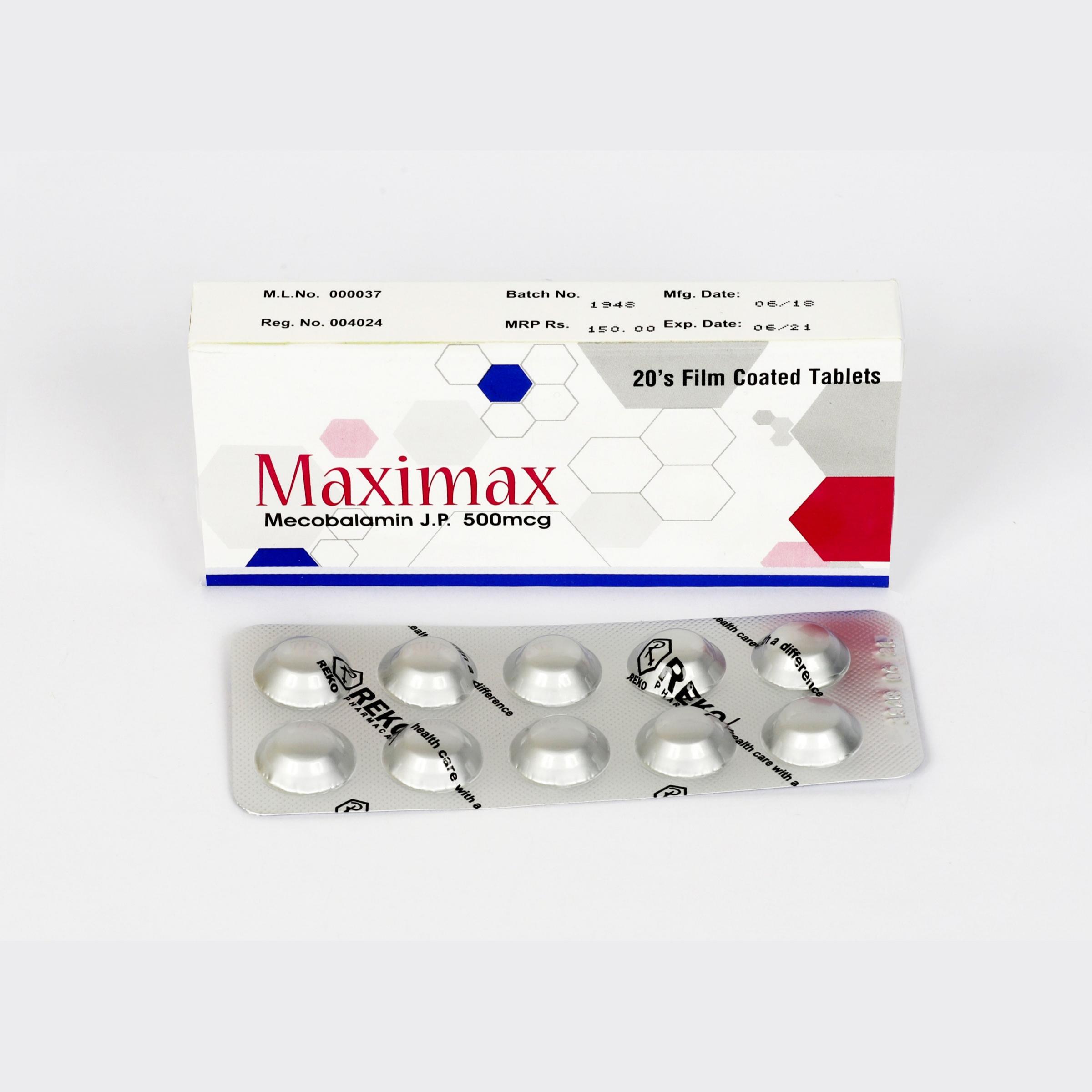 Maximax tablet 500 mcg 2×10’s