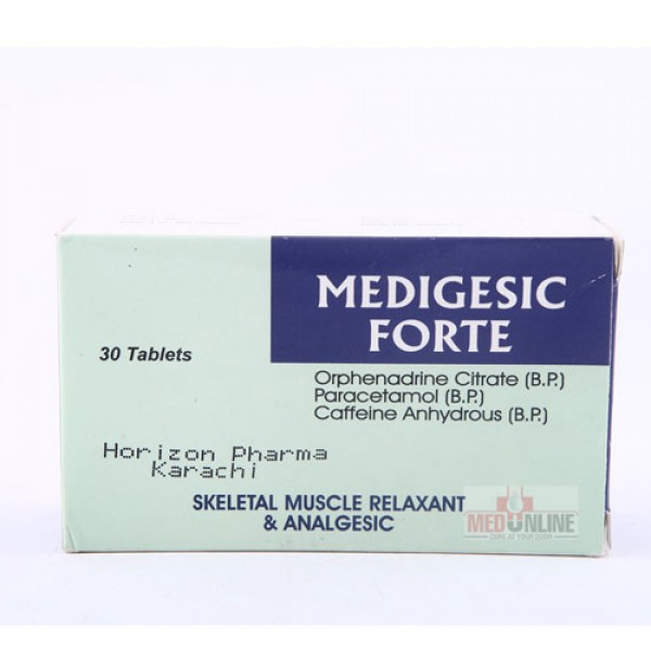Medigesic Forte tablet 50/650 mg 30’s