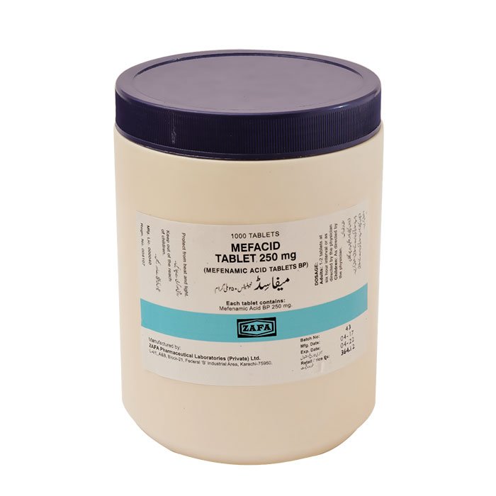 Mefacid tablet 250 mg 1000’s