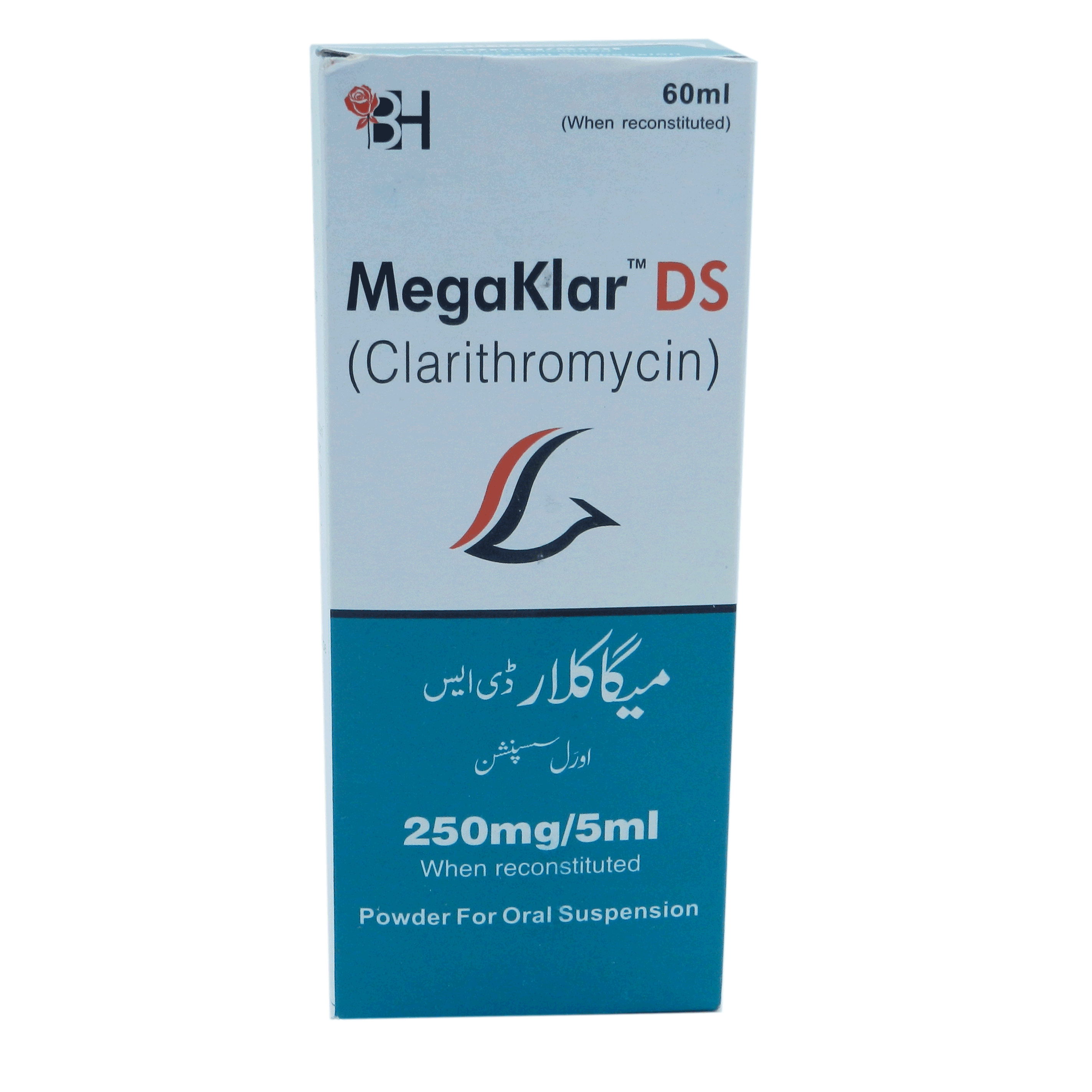 Megaklar DS suspension 250 mg 60 mL