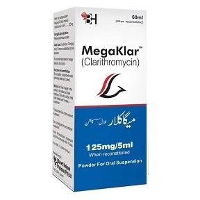 Megaklar suspension 125 mg 60 mL
