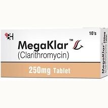 Megaklar tablet 250 mg 10’s