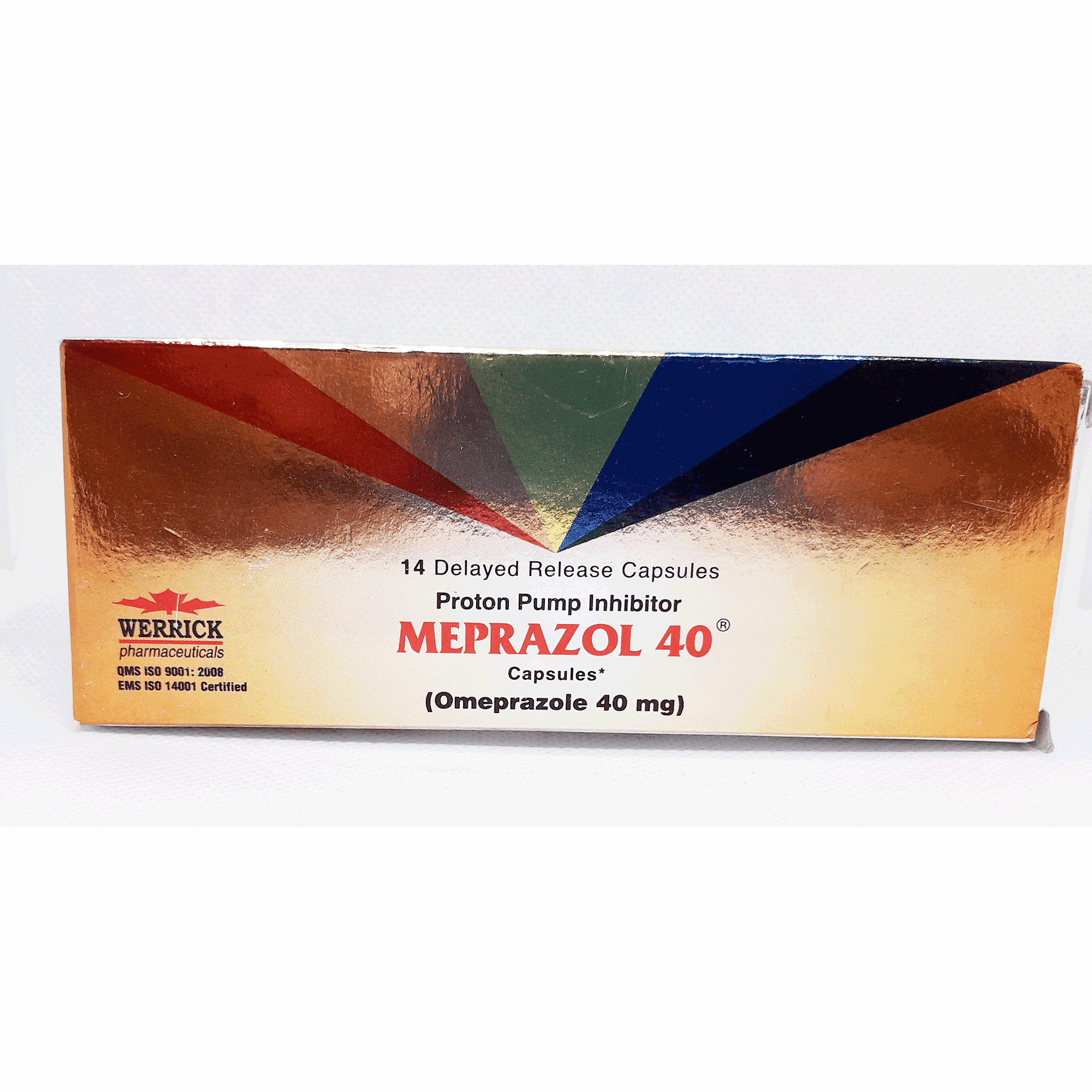 Meprazol capsule 40 mg 2×7’s