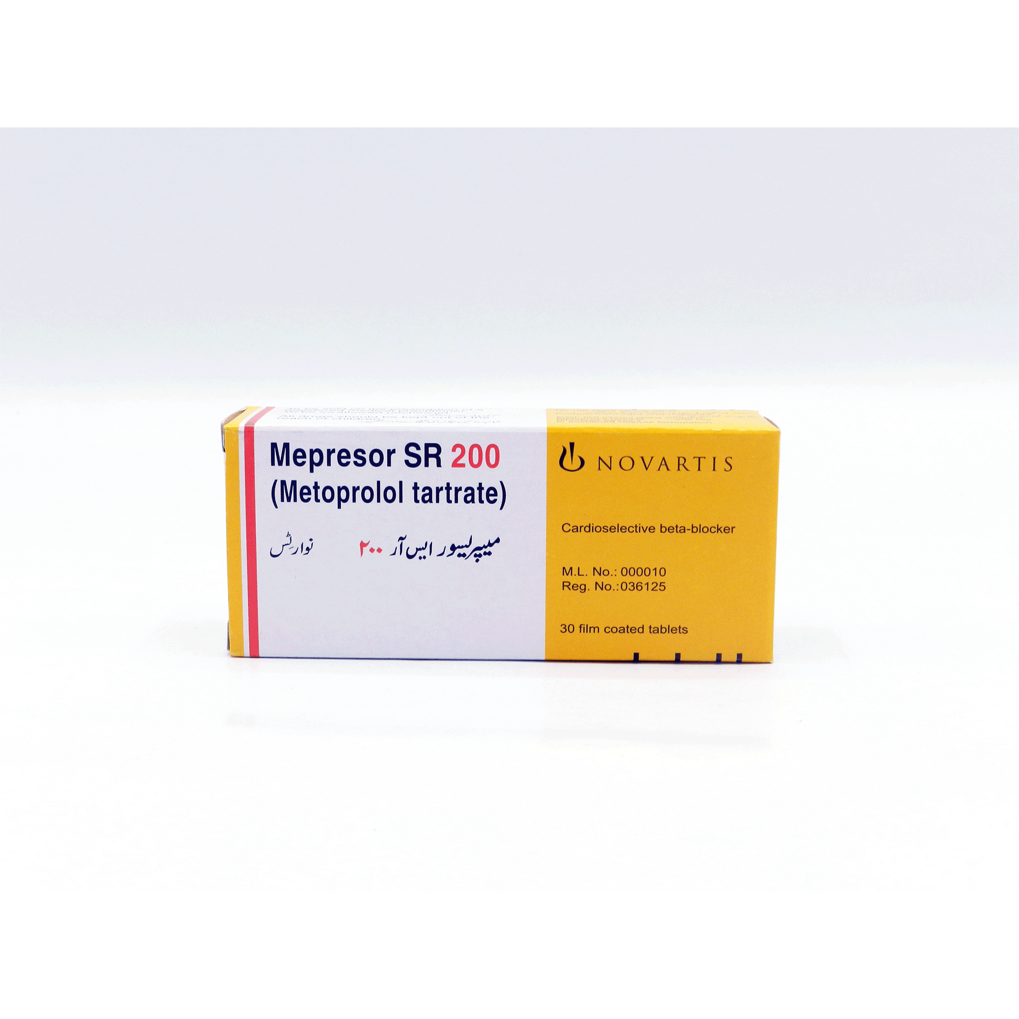 Mepresor tablet SR 200 mg 3×10’s