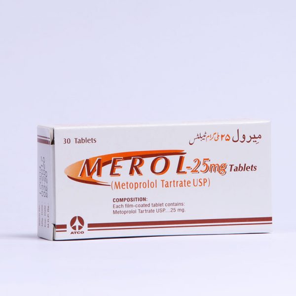 Merol tablet 25 mg 3×10’s