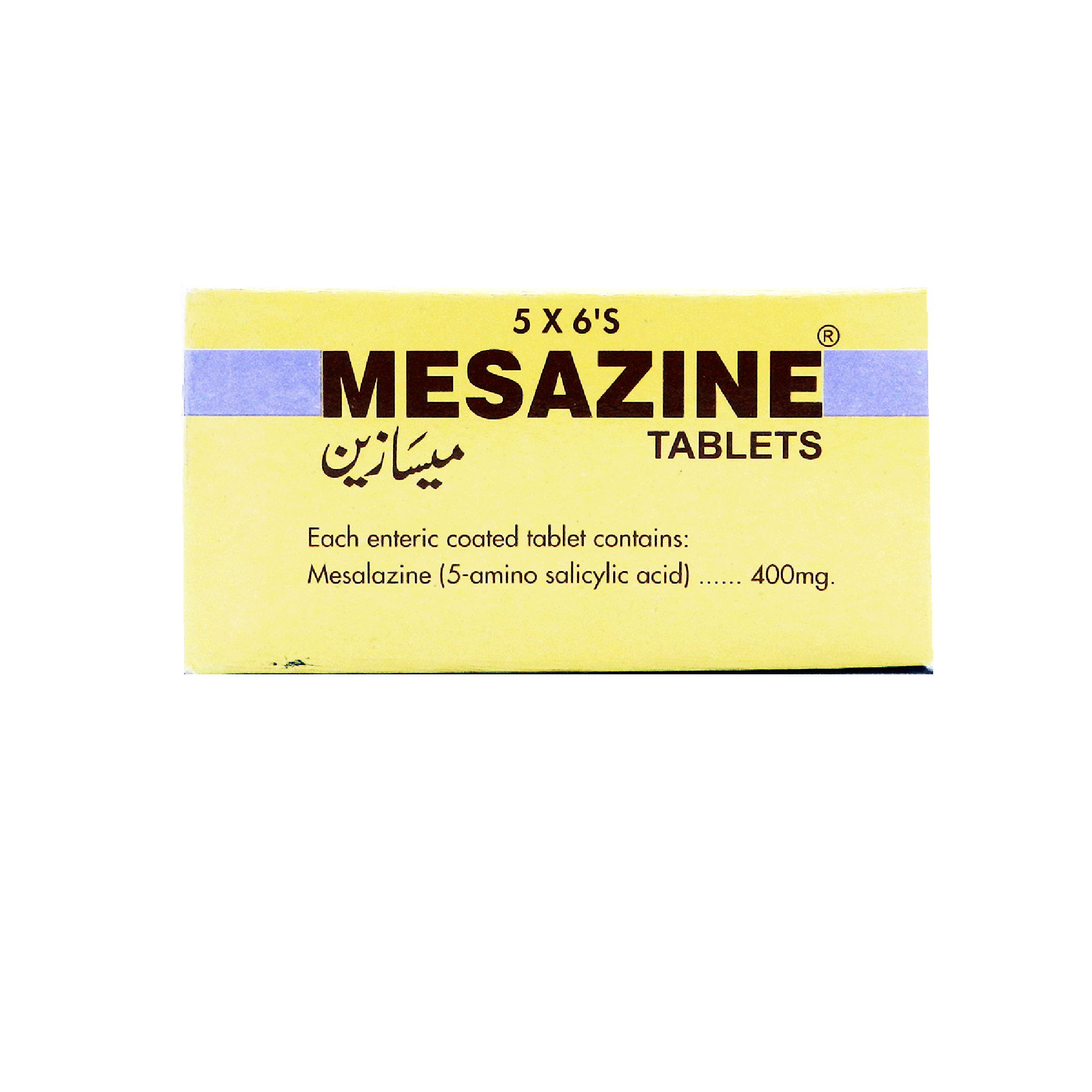 Mesazine tablet 400 mg 5×6’s