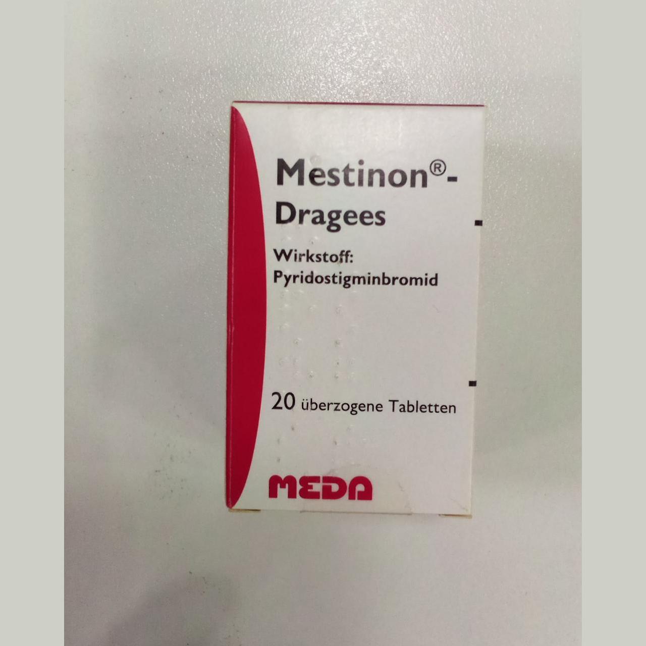 mestinon dragees (pyridostigminbromid) Imported