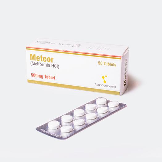 Meteor tablet 500 mg 50’s