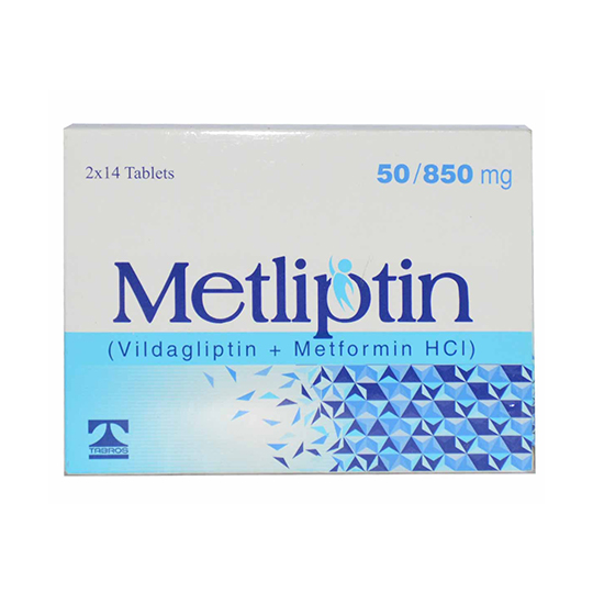 Metliptin tablet 50/850 mg 2×14’s