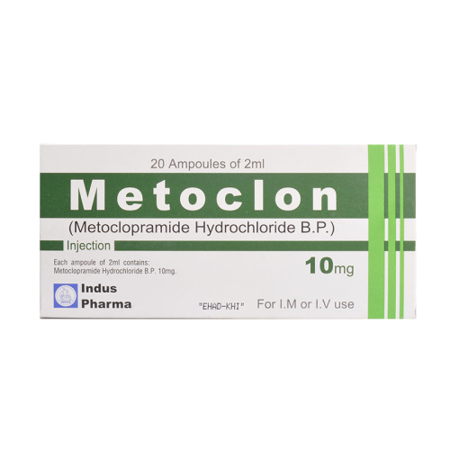 Metoclon Injection 10 mg 20 Ampx2 mL