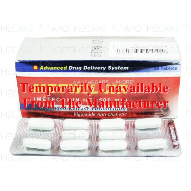 Metwil XR tablet 500 mg 5×10’s