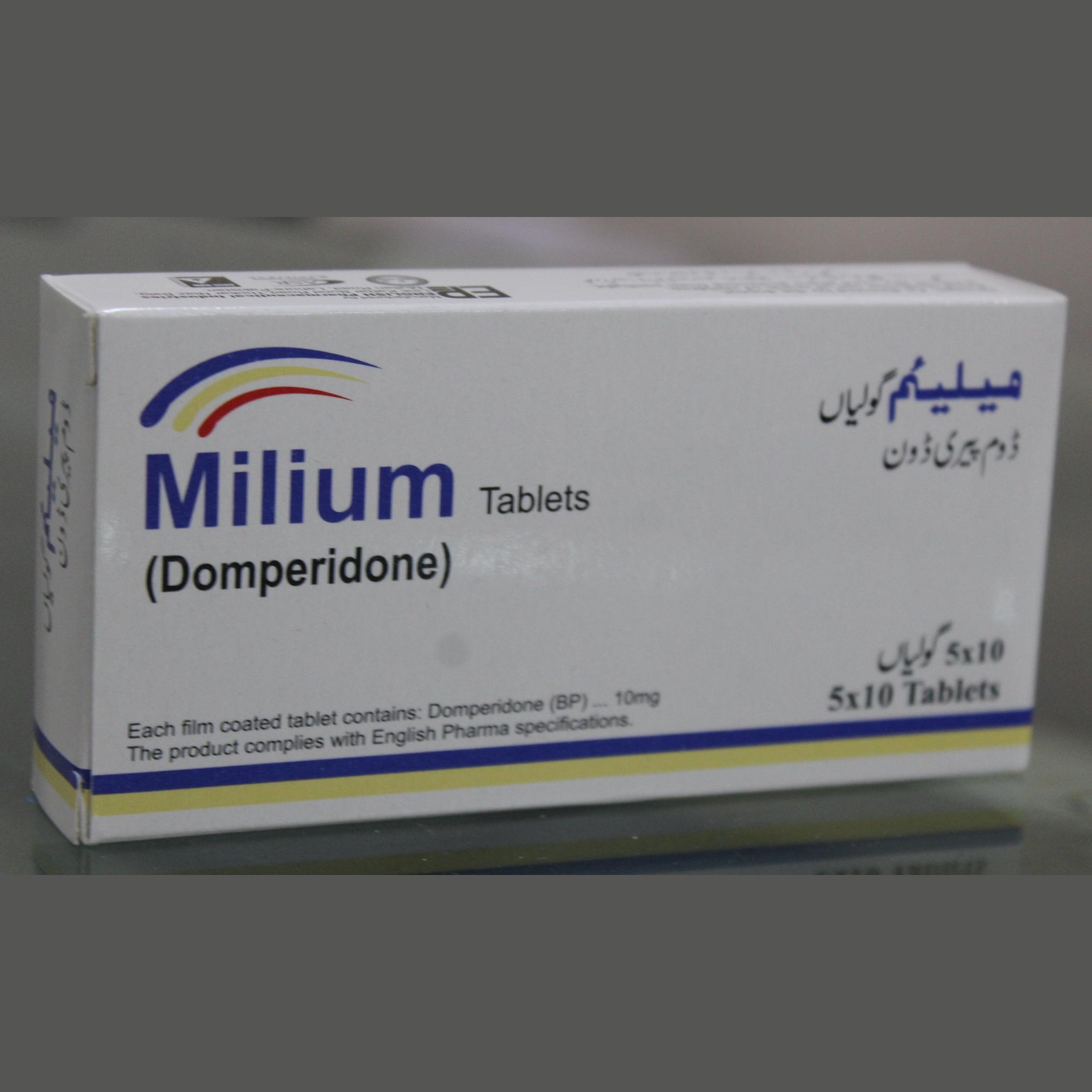 Milium tablet 10 mg 50’s