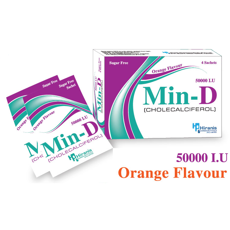 Min-D Powder 50000 IU 4 Sachet