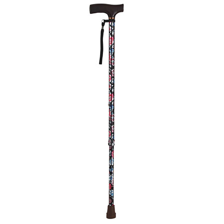 Modern textured Aluminium walking stick