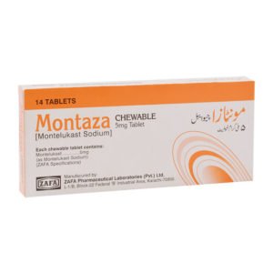 Montaza tablet Chewable 5 mg 14’s