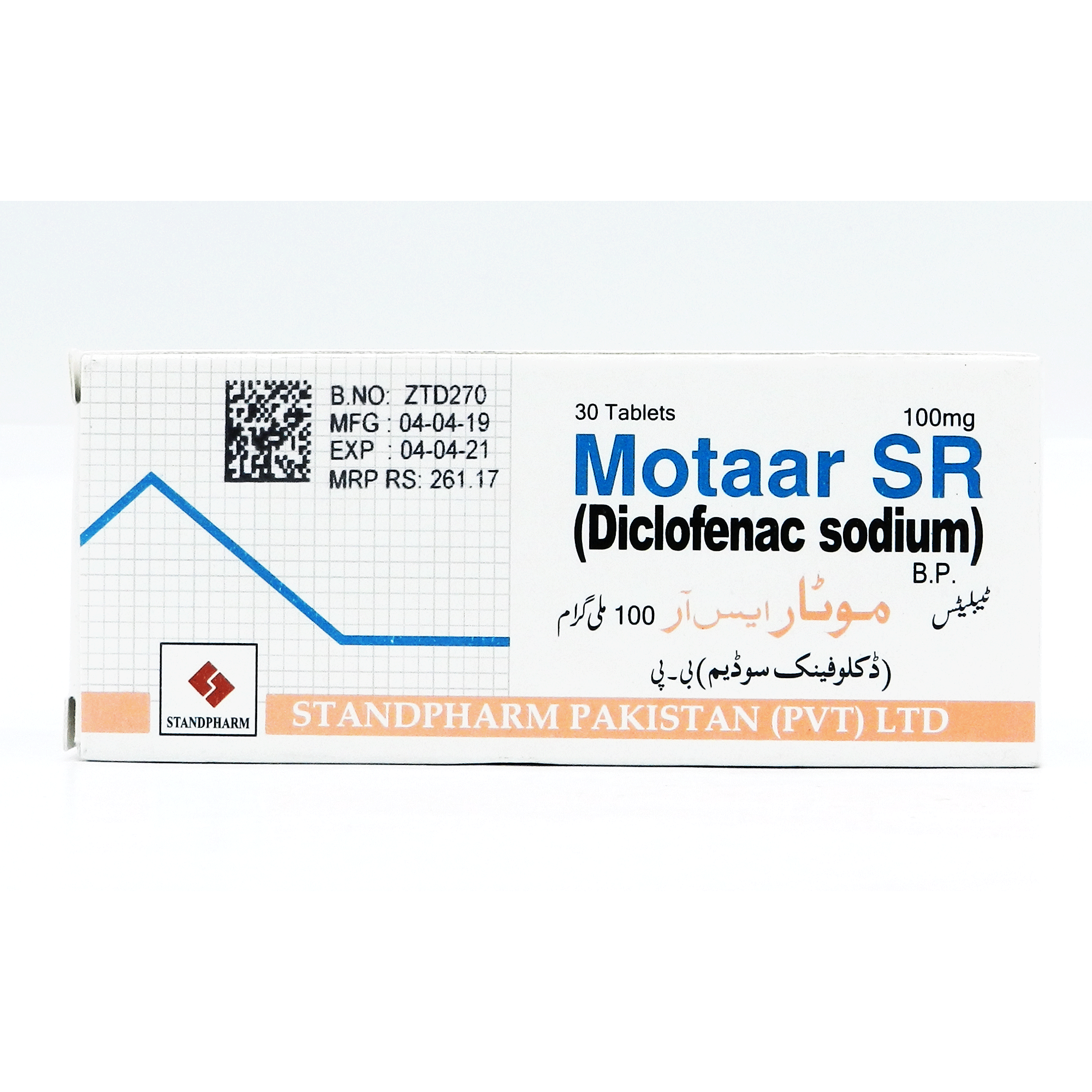 Motaar tablet SR 100 mg 3×10’s