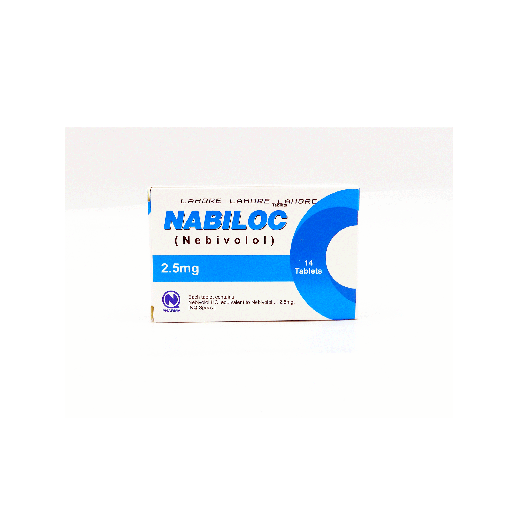 Nabiloc tablet 2.5 mg 14’s