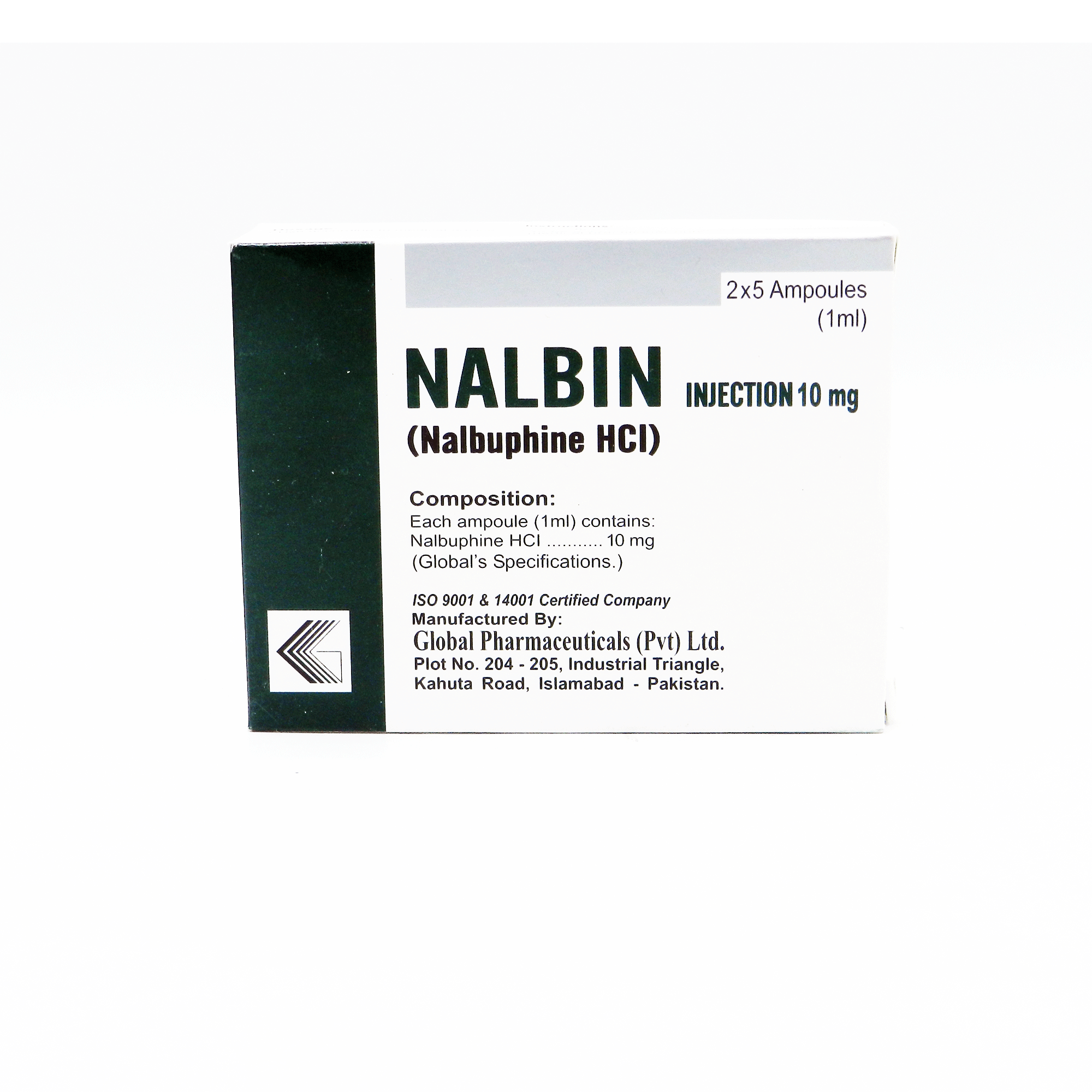 Nalbin Injection 10 mg/mL 10 Amp