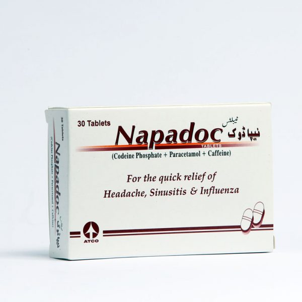 Napadoc tablet 15/500/30 mg 3×10’s