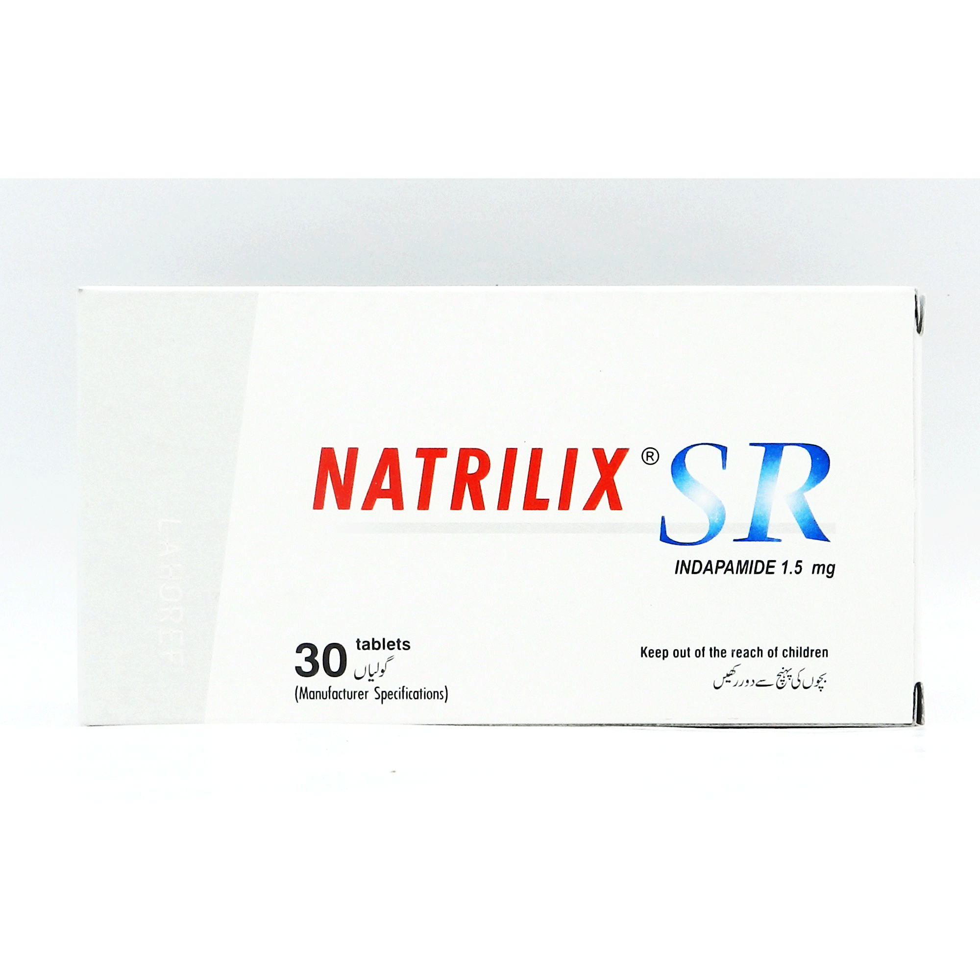Natrilix tablet SR 1.5 mg 30’s