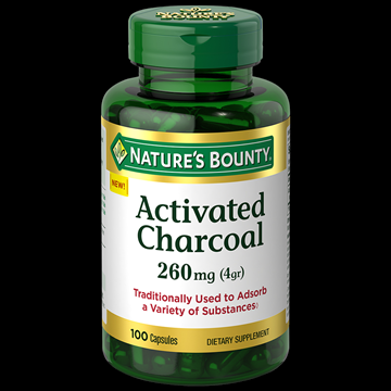 Nature’s Bounty Activated Charcoal 260 mg , 100 Capsules