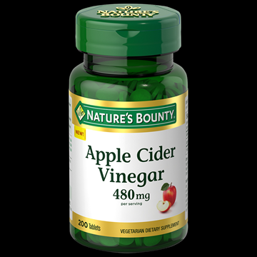 Nature’s Bounty Apple Cider Vinegar 480 mg , 200 Tablets